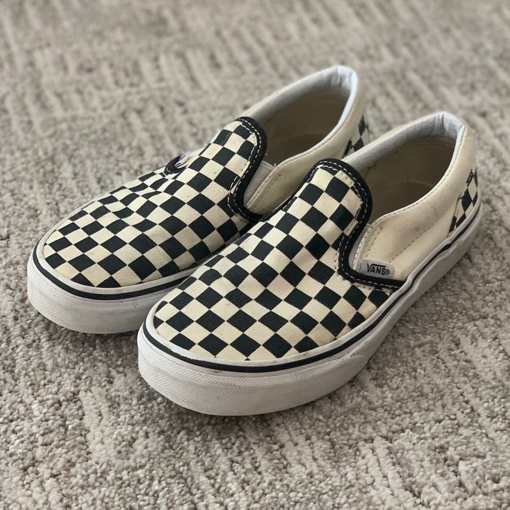 Youth slip on vans size 2.5